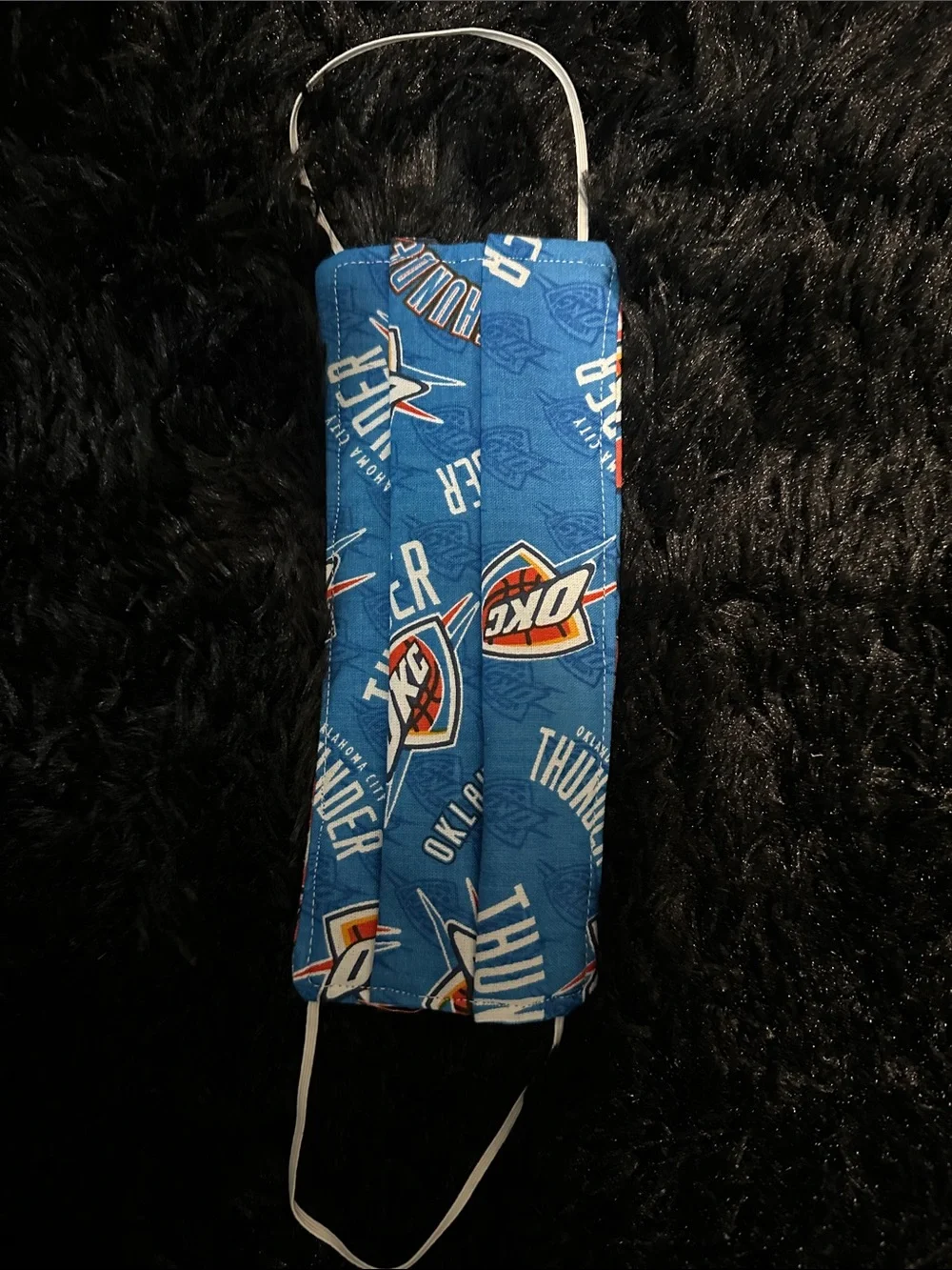 Oklahoma City Thunder unisex Adult/Youth Face Mask - Blue